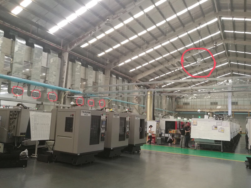 高溫車間解決方案--扇機(jī)互補(bǔ) 高溫車間解決方案--扇機(jī)互補(bǔ)